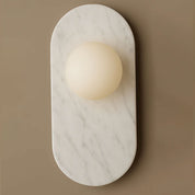 Harmonia - Marble and Travertine Wall Sconce