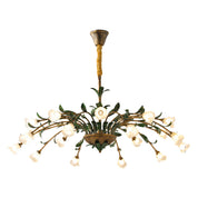 Arete - Vintage Glass Floral Chandelier