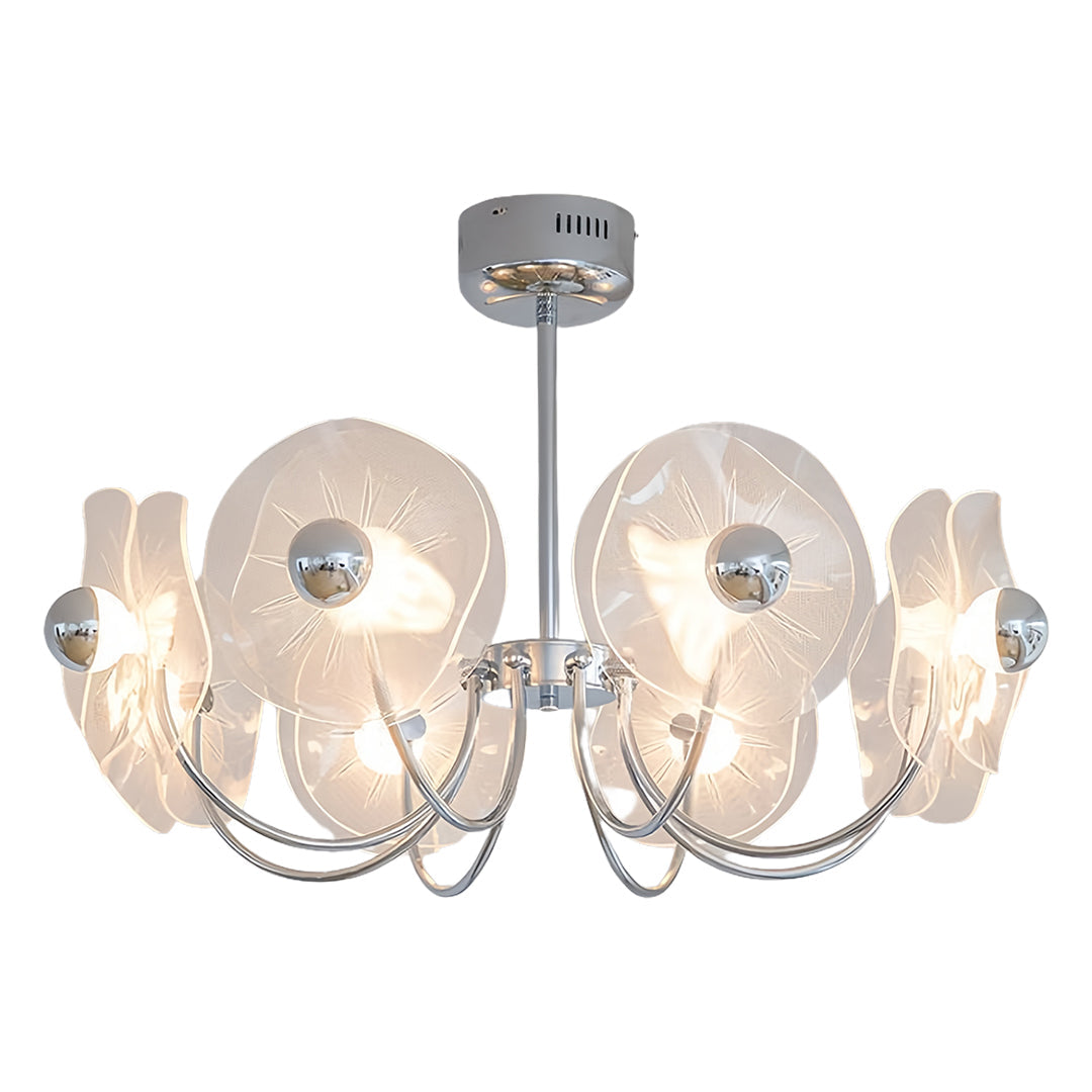 Alethea - Curved Acrylic LED Chandelier