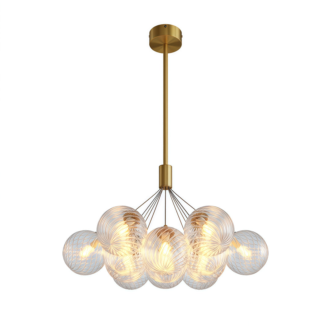 Orestes - Copper Bubble Chandelier