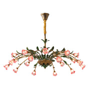 Arete - Vintage Glass Floral Chandelier