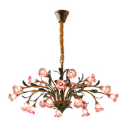 Arete - Vintage Glass Floral Chandelier