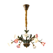 Arete - Vintage Glass Floral Chandelier