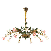 Arete - Vintage Glass Floral Chandelier