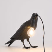 Koronis - Sculptural Resin Raven Table Lamp
