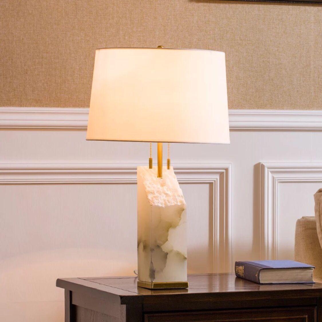 Hestia - Natural Alabaster Table Lamp