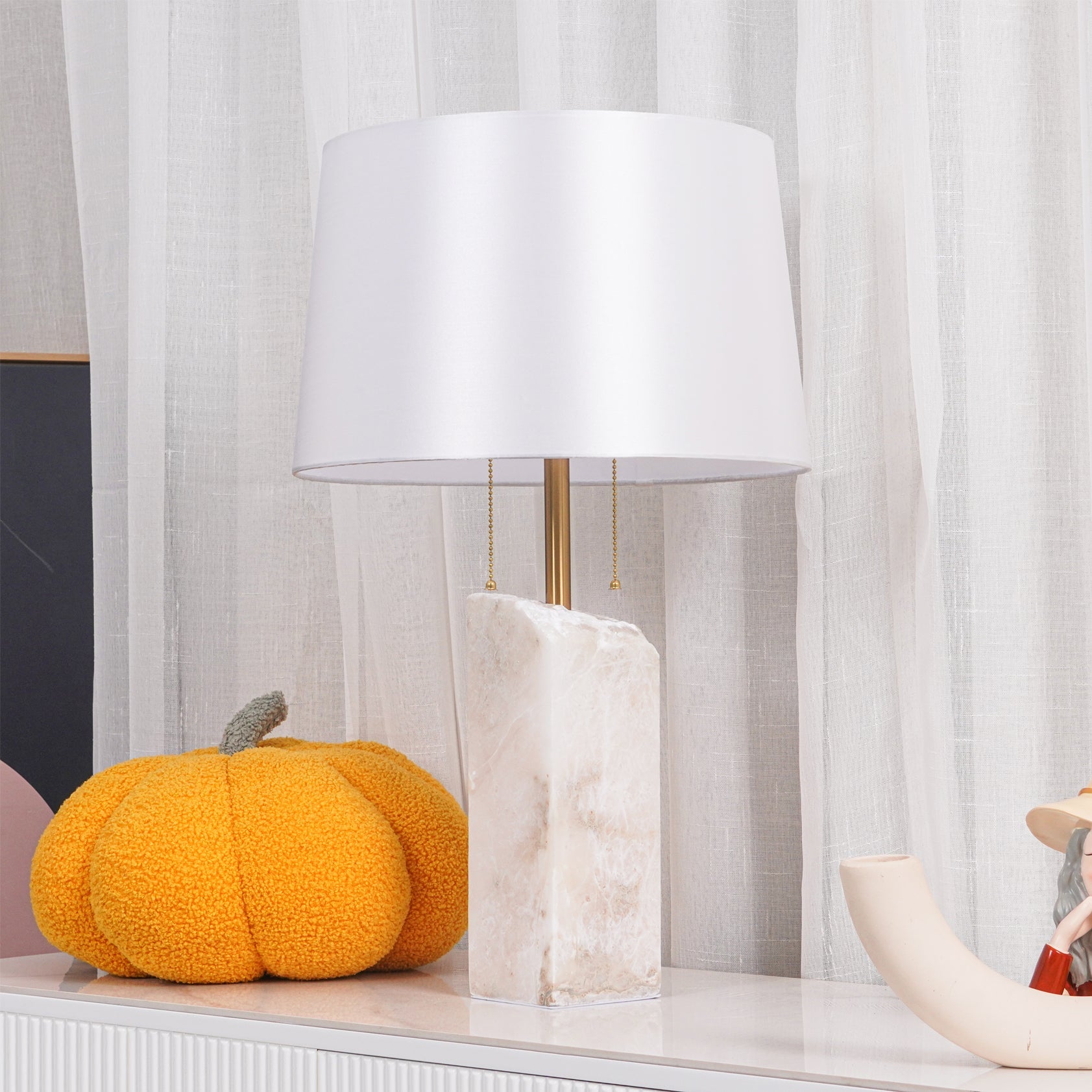Hestia - Natural Alabaster Table Lamp