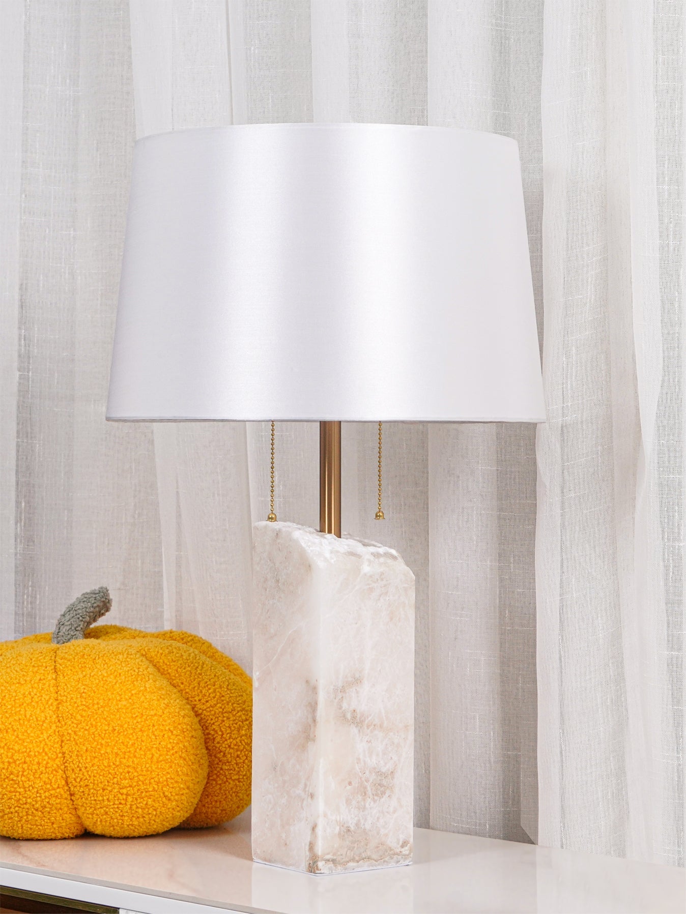 Hestia - Natural Alabaster Table Lamp