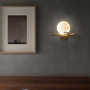 Thetis - Brass and Marble Wall Sconce