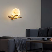 Thetis - Brass and Marble Wall Sconce