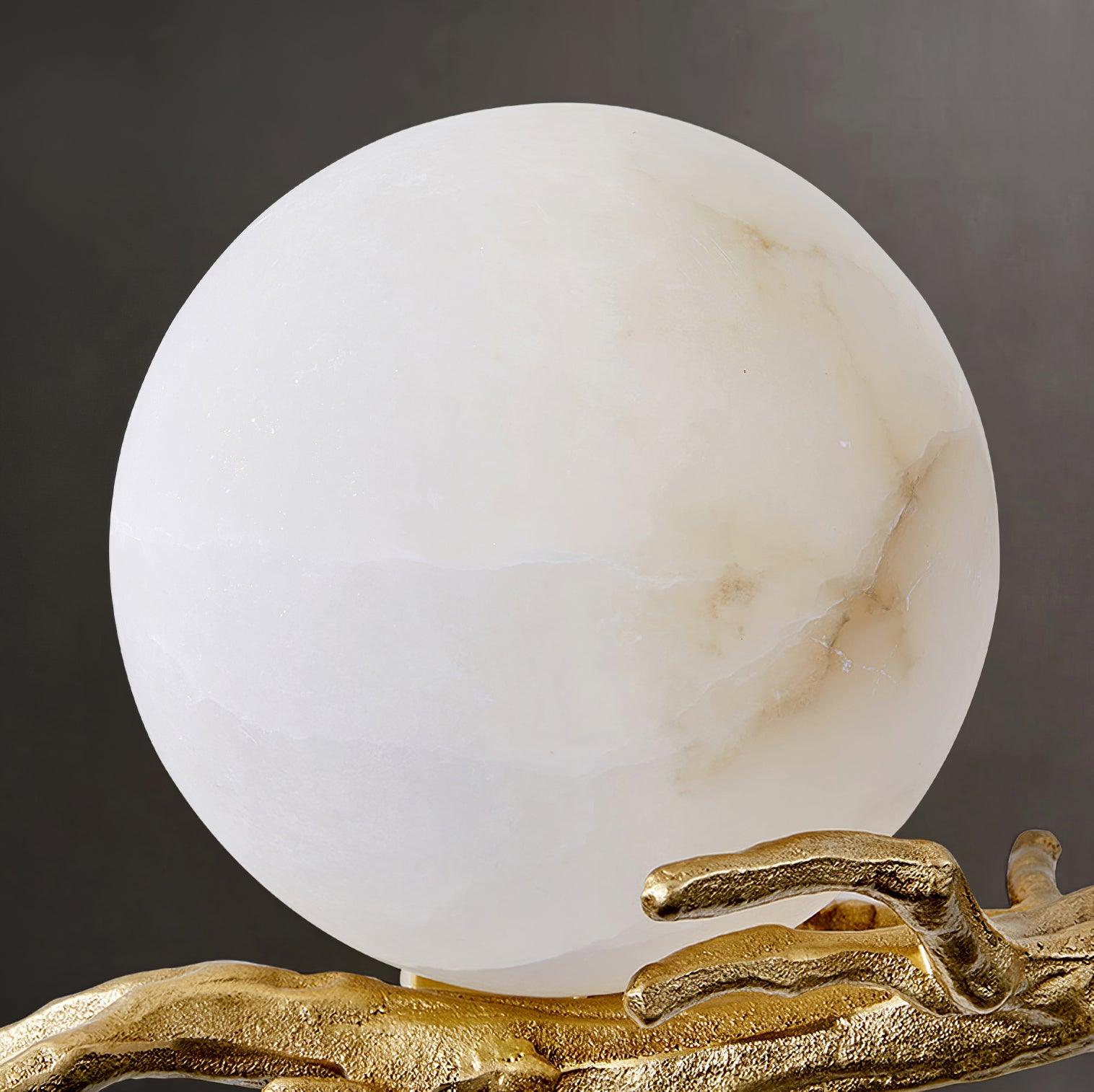 Thetis - Brass and Marble Wall Sconce
