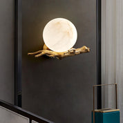 Thetis - Brass and Marble Wall Sconce
