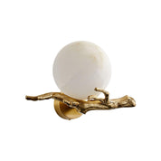 Thetis - Brass and Marble Wall Sconce