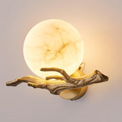 Thetis - Brass and Marble Wall Sconce