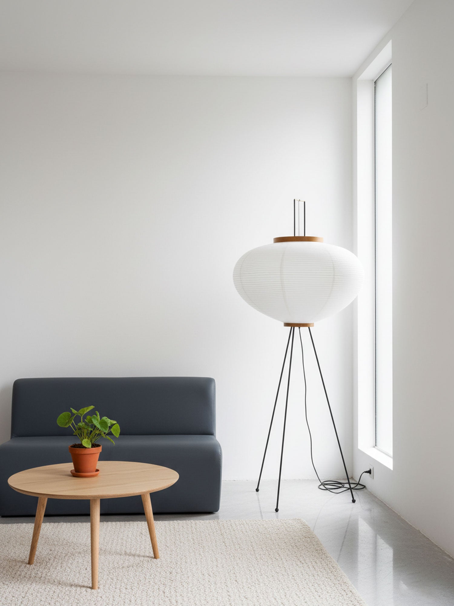 Phoibe - Washi Paper Lantern Floor Lamp