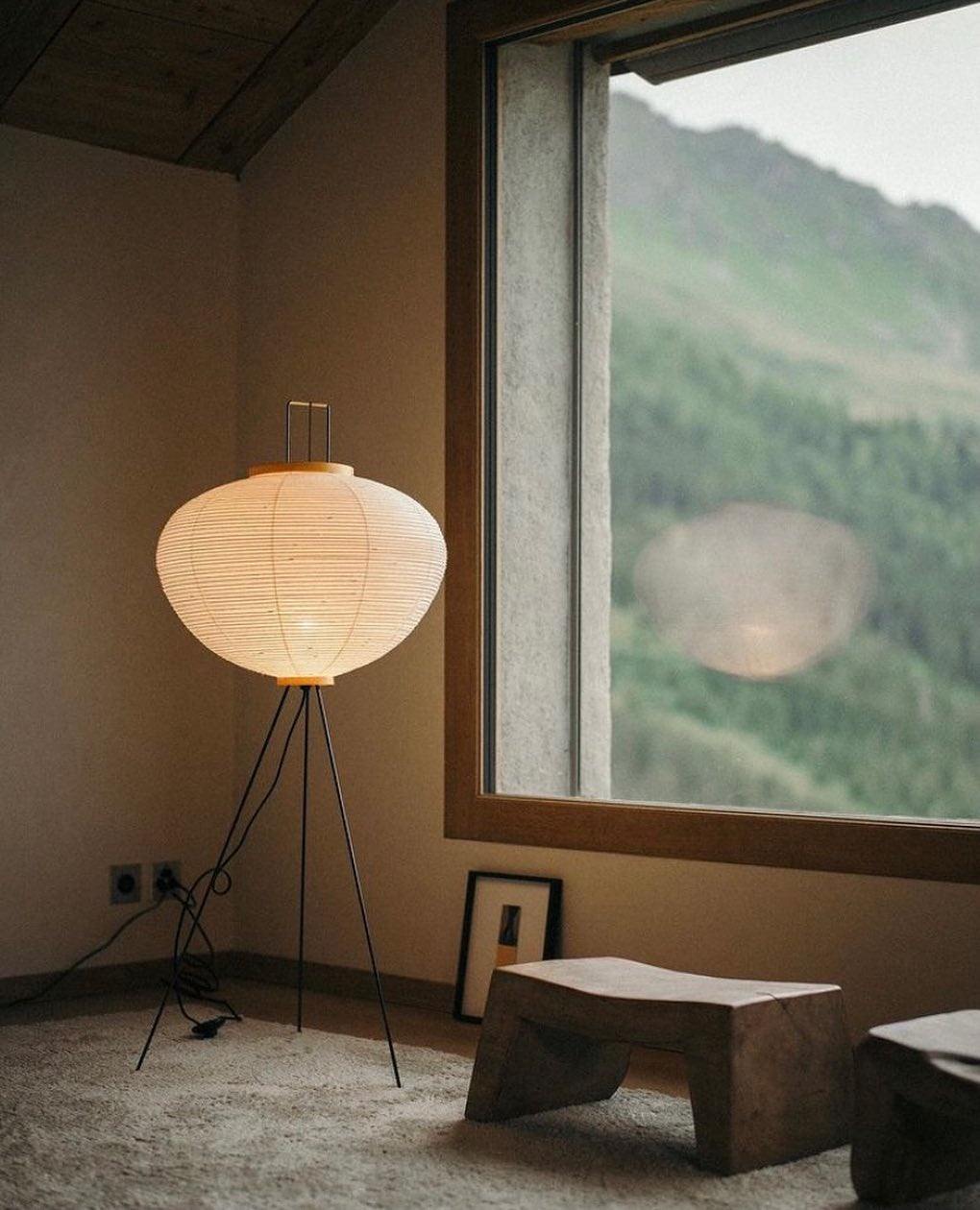 Phoibe - Washi Paper Lantern Floor Lamp