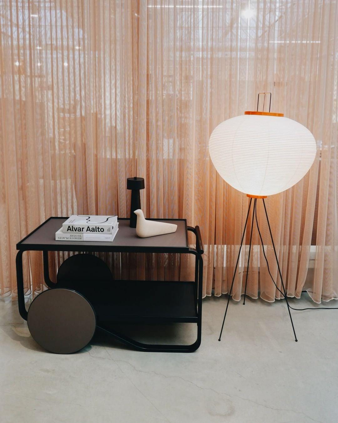 Phoibe - Washi Paper Lantern Floor Lamp