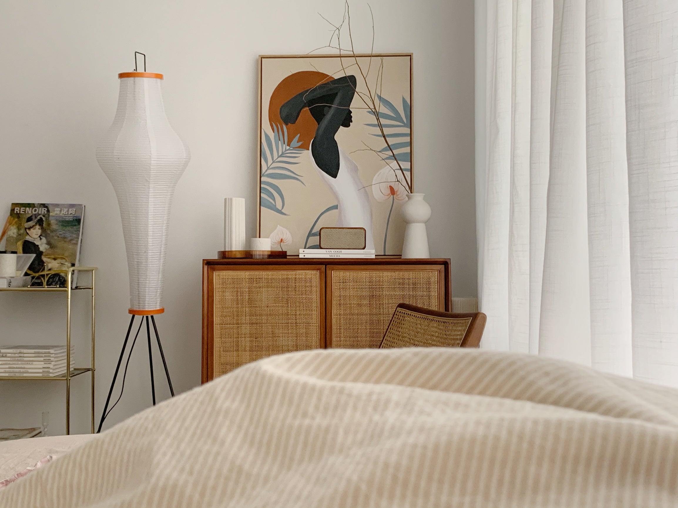 Phoibe - Washi Paper Lantern Floor Lamp