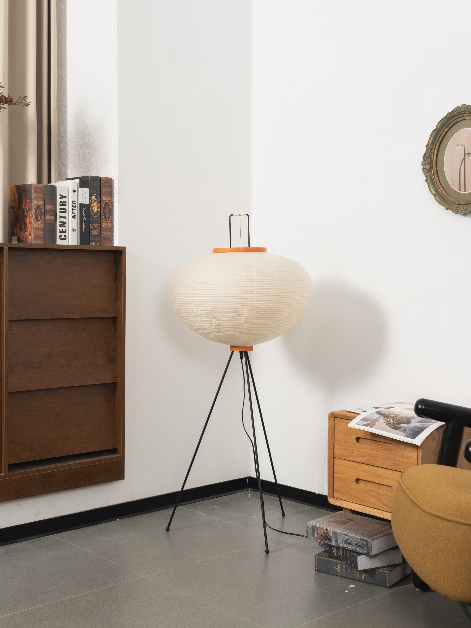 Phoibe - Washi Paper Lantern Floor Lamp