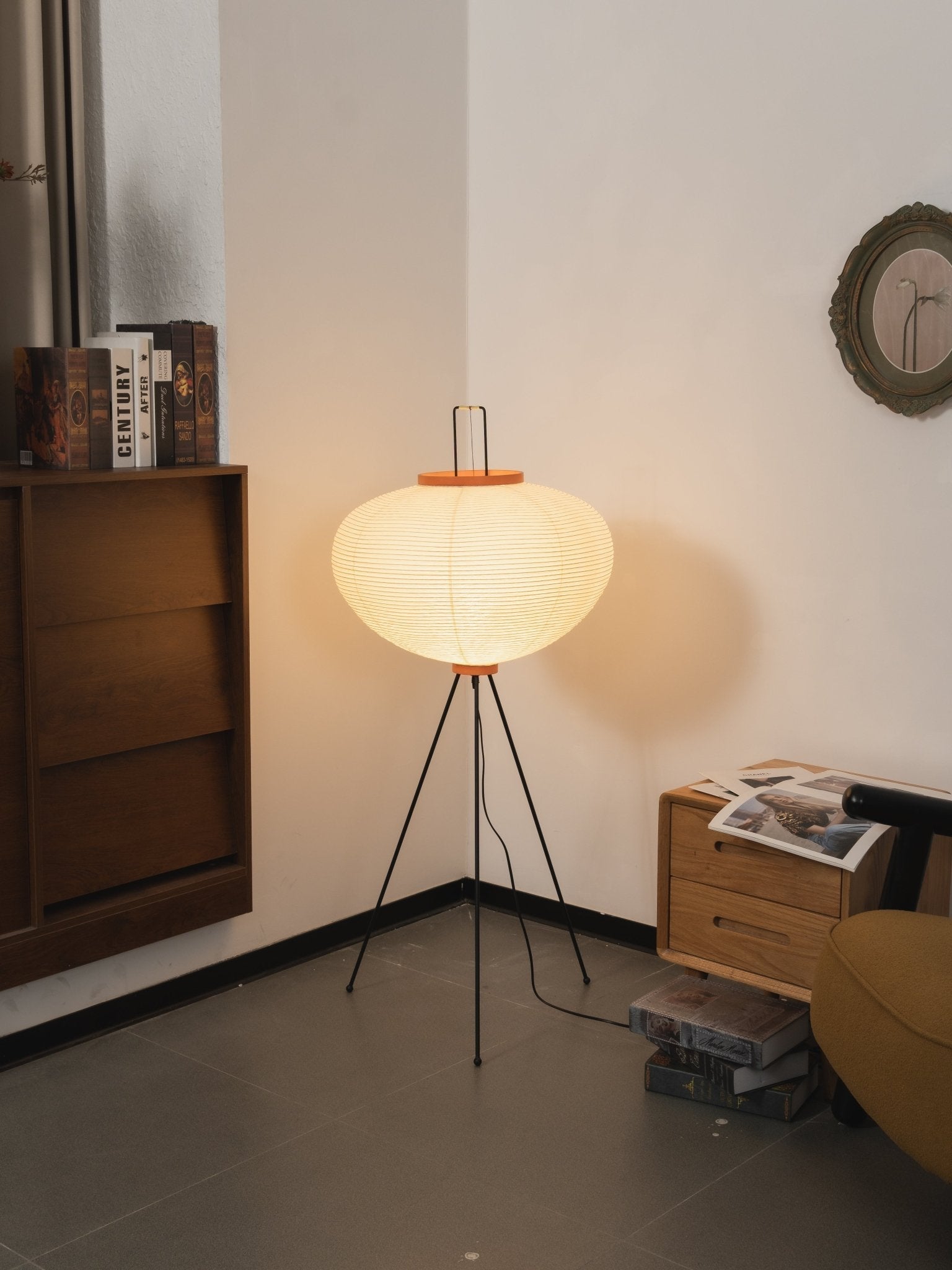 Phoibe - Washi Paper Lantern Floor Lamp