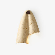 Amphitrite - Draped Travertine Wall Sconce