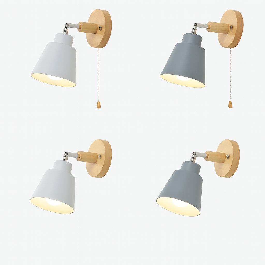 Strophios - Rotating Wood Wall Sconce