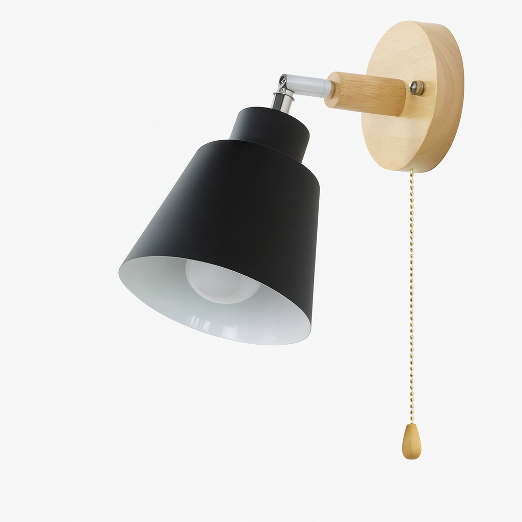 Strophios - Rotating Wood Wall Sconce
