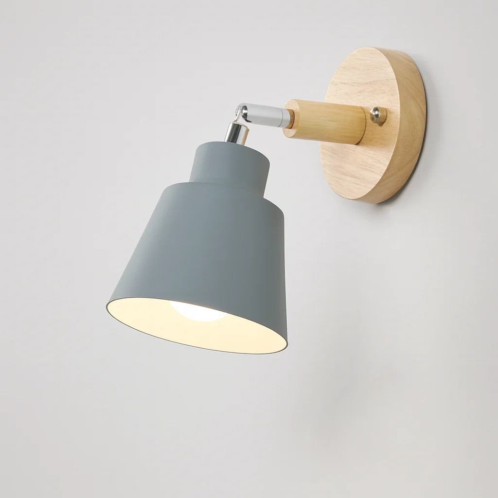 Strophios - Rotating Wood Wall Sconce
