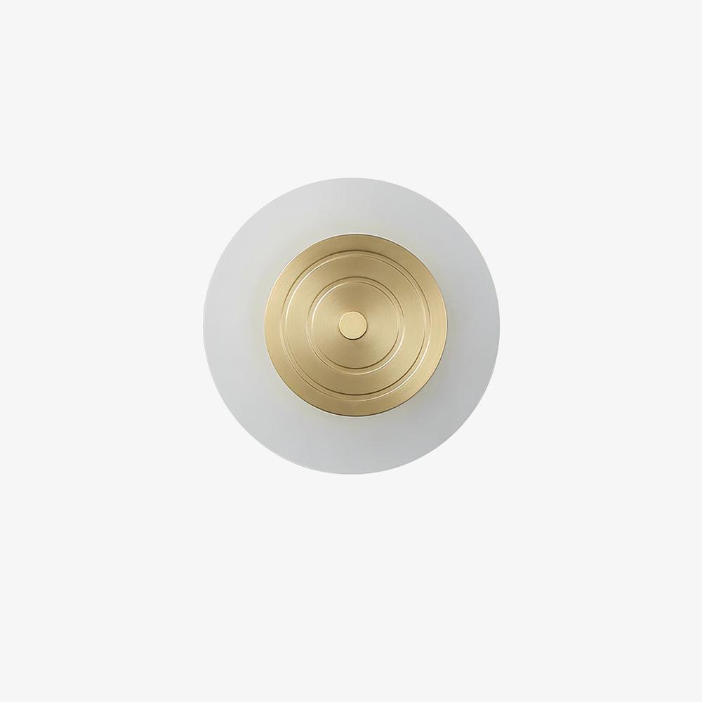 Pleione - Polished Brass and Frosted Wall Lamp