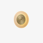 Pleione - Polished Brass and Frosted Wall Lamp
