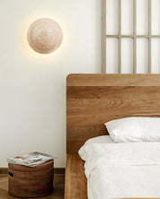 Agnes Round Travertine Wall Light – detail 6