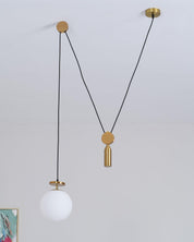 Dike - Modular Geometric Glass Chandelier