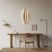 Linos - Walnut Grain Wall Sconce