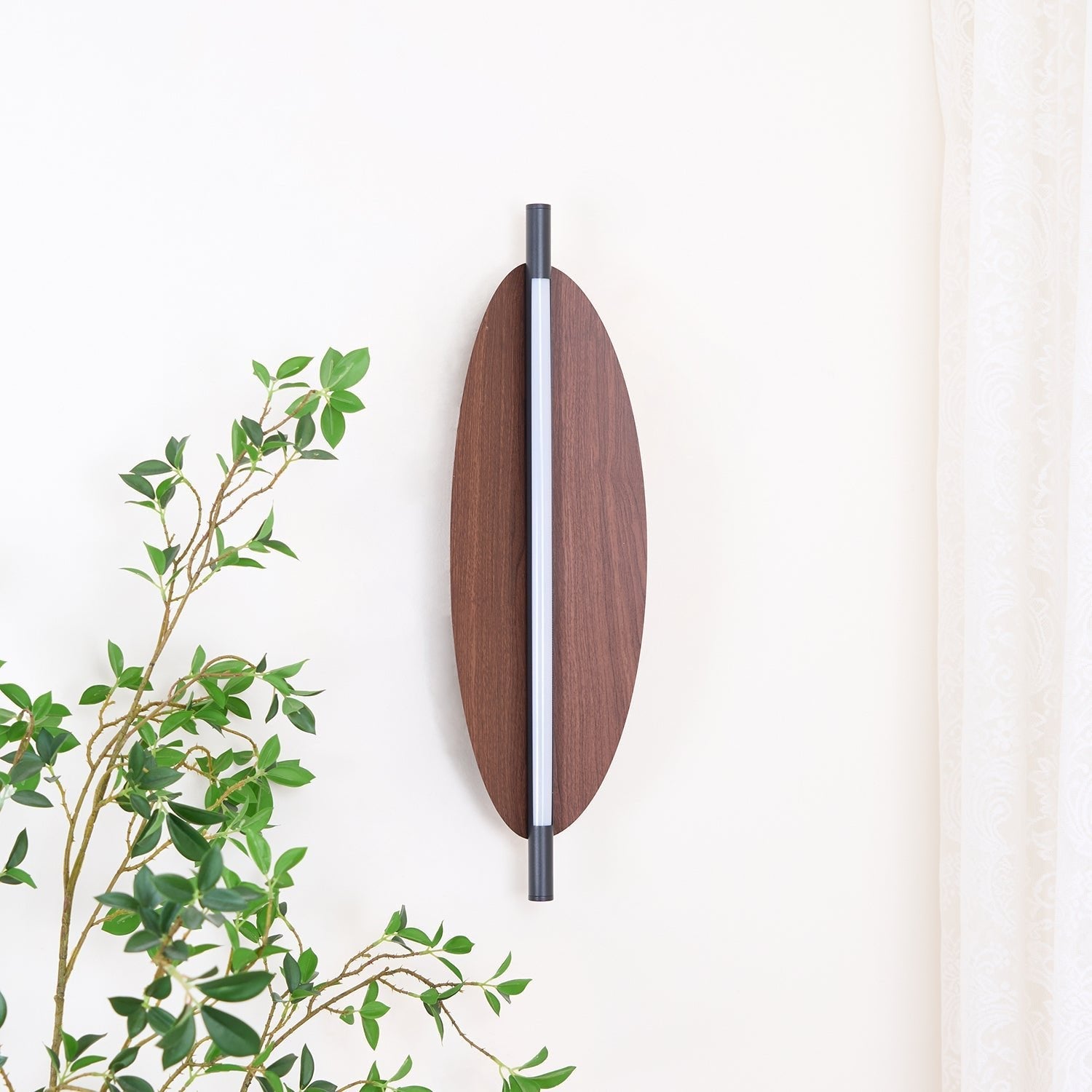 Linos - Walnut Grain Wall Sconce