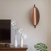 Linos - Walnut Grain Wall Sconce