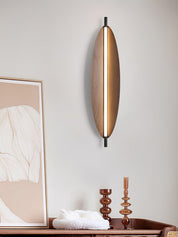 Linos - Walnut Grain Wall Sconce