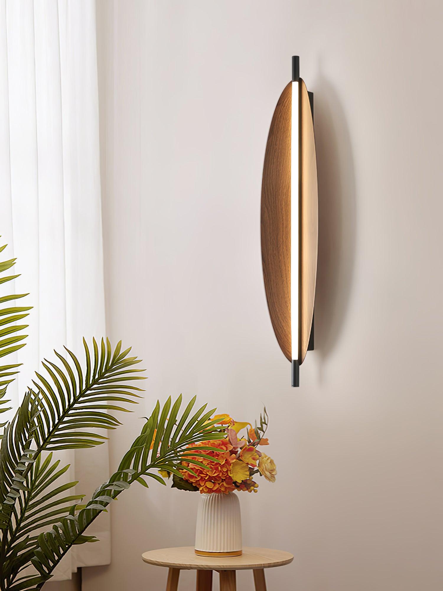 Linos - Walnut Grain Wall Sconce