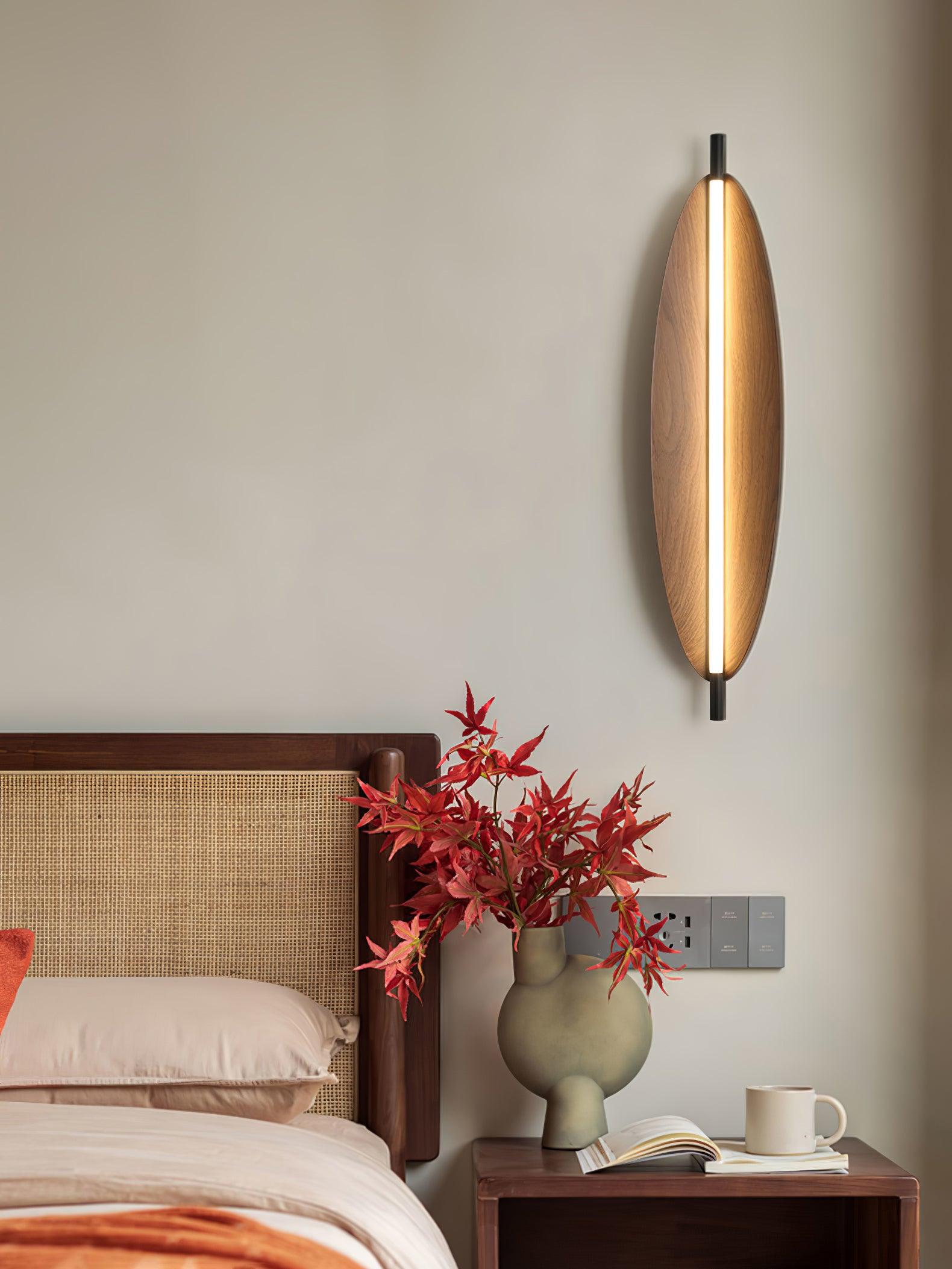 Linos - Walnut Grain Wall Sconce