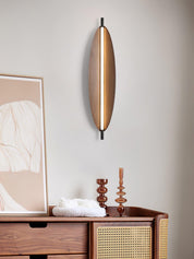 Linos - Walnut Grain Wall Sconce