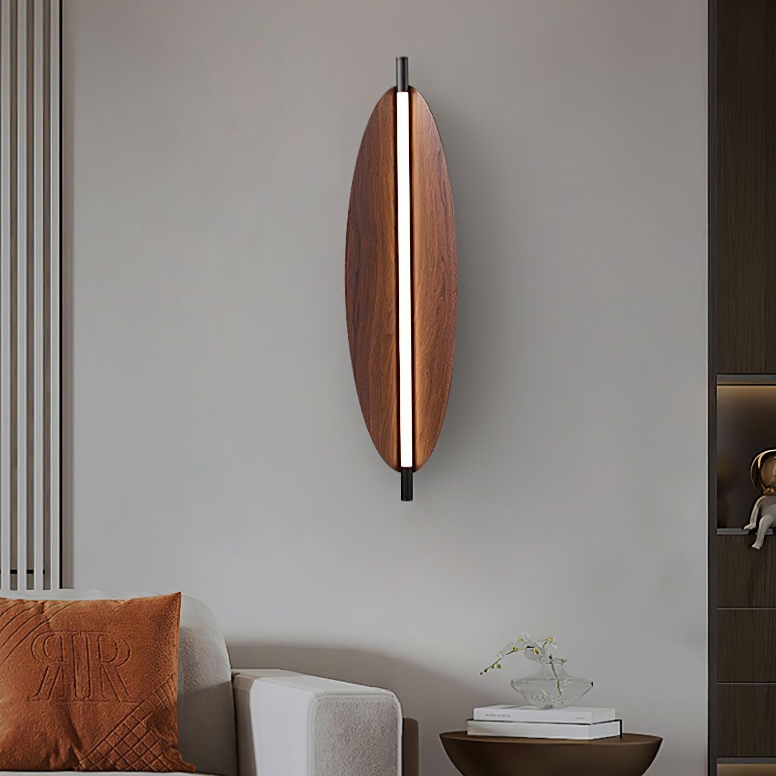 Linos - Walnut Grain Wall Sconce