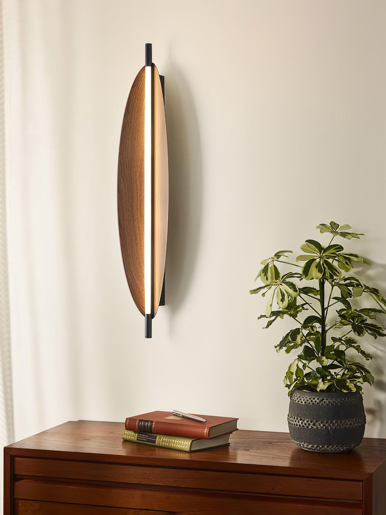 Linos - Walnut Grain Wall Sconce