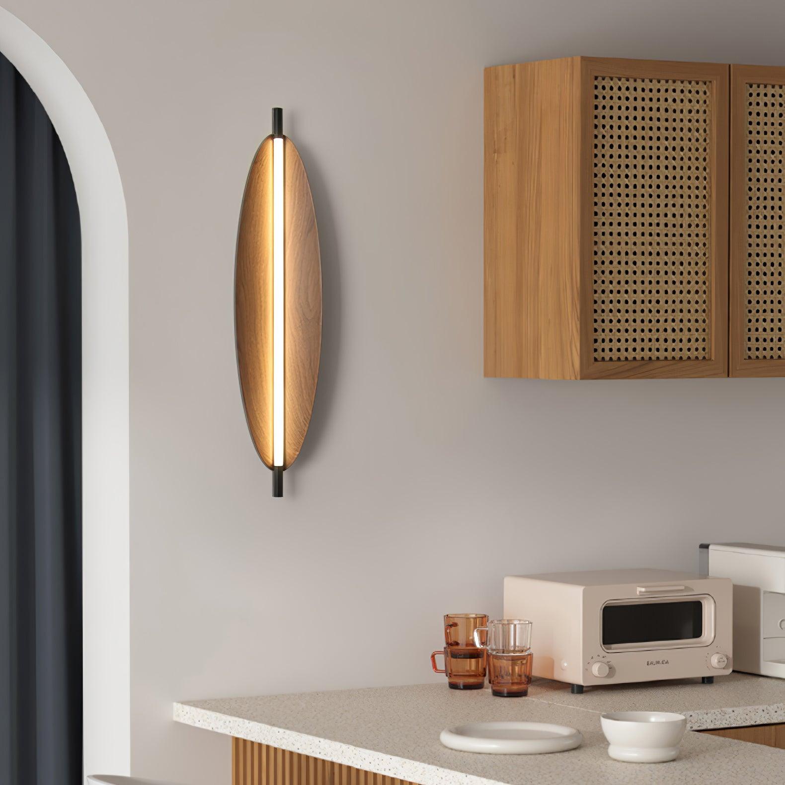 Linos - Walnut Grain Wall Sconce