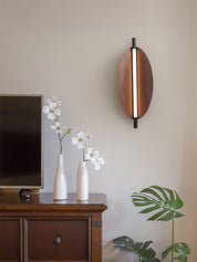 Linos - Walnut Grain Wall Sconce