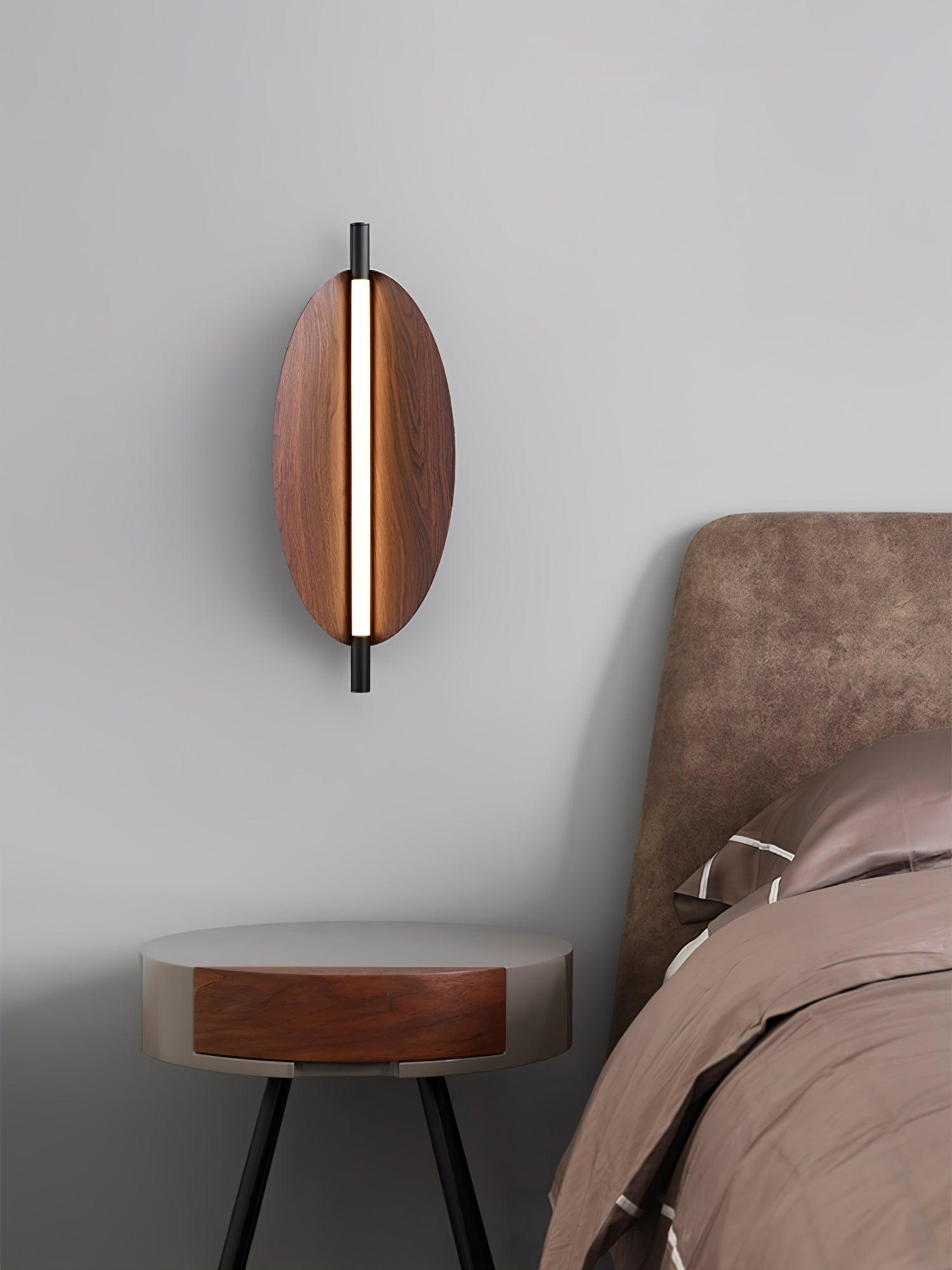 Linos - Walnut Grain Wall Sconce