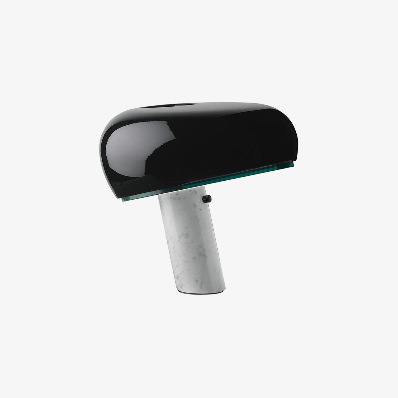 Iole - Carrara Marble and Glazed Metal Table Lamp