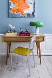 Iole - Carrara Marble and Glazed Metal Table Lamp