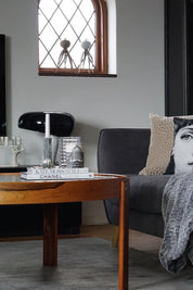 Iole - Carrara Marble and Glazed Metal Table Lamp