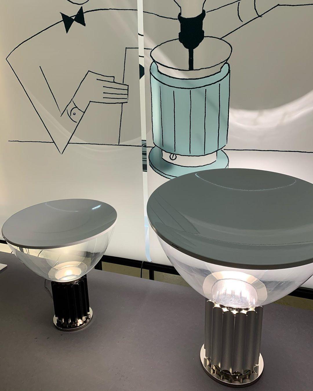 Iole - Carrara Marble and Glazed Metal Table Lamp