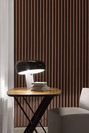 Iole - Carrara Marble and Glazed Metal Table Lamp