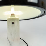 Iole - Carrara Marble and Glazed Metal Table Lamp